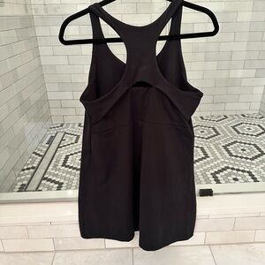 Black racerback active dress